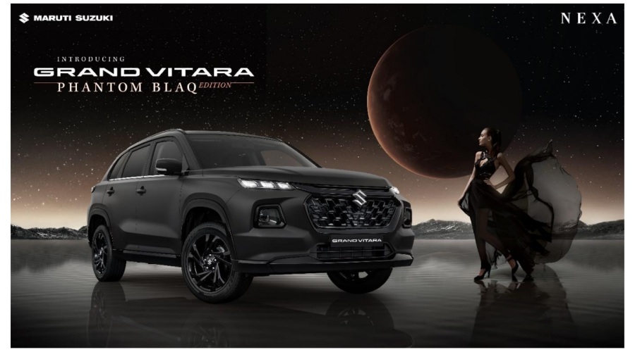 Maruti Suzuki Celebrates 10 Years of NEXA, Unveils Grand Vitara PHANTOMBLAQ Edition